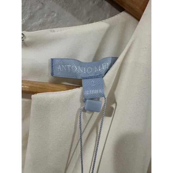 Antonio Melani Maui Refresh Winter White Sheath Dress Size 2 - Picture 6 of 9